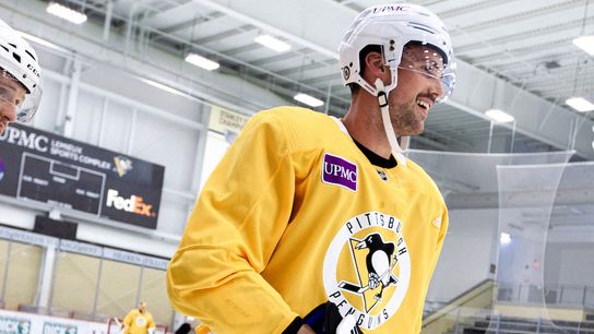 Dumoulin getting his points across taken in Cranberry, Pa. (Penguins)